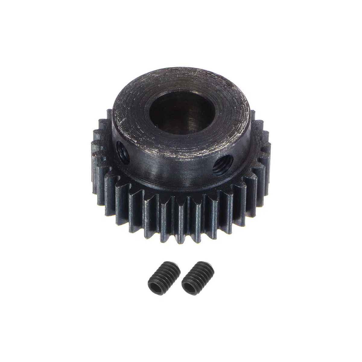 sourcing map 1Mod 32T Piñón Engranaje 12mm Diámetro Endurecido Acero Motor Cremallera Espolón Engranaje con Paso para RC Coche Camión Buggy Engranaje