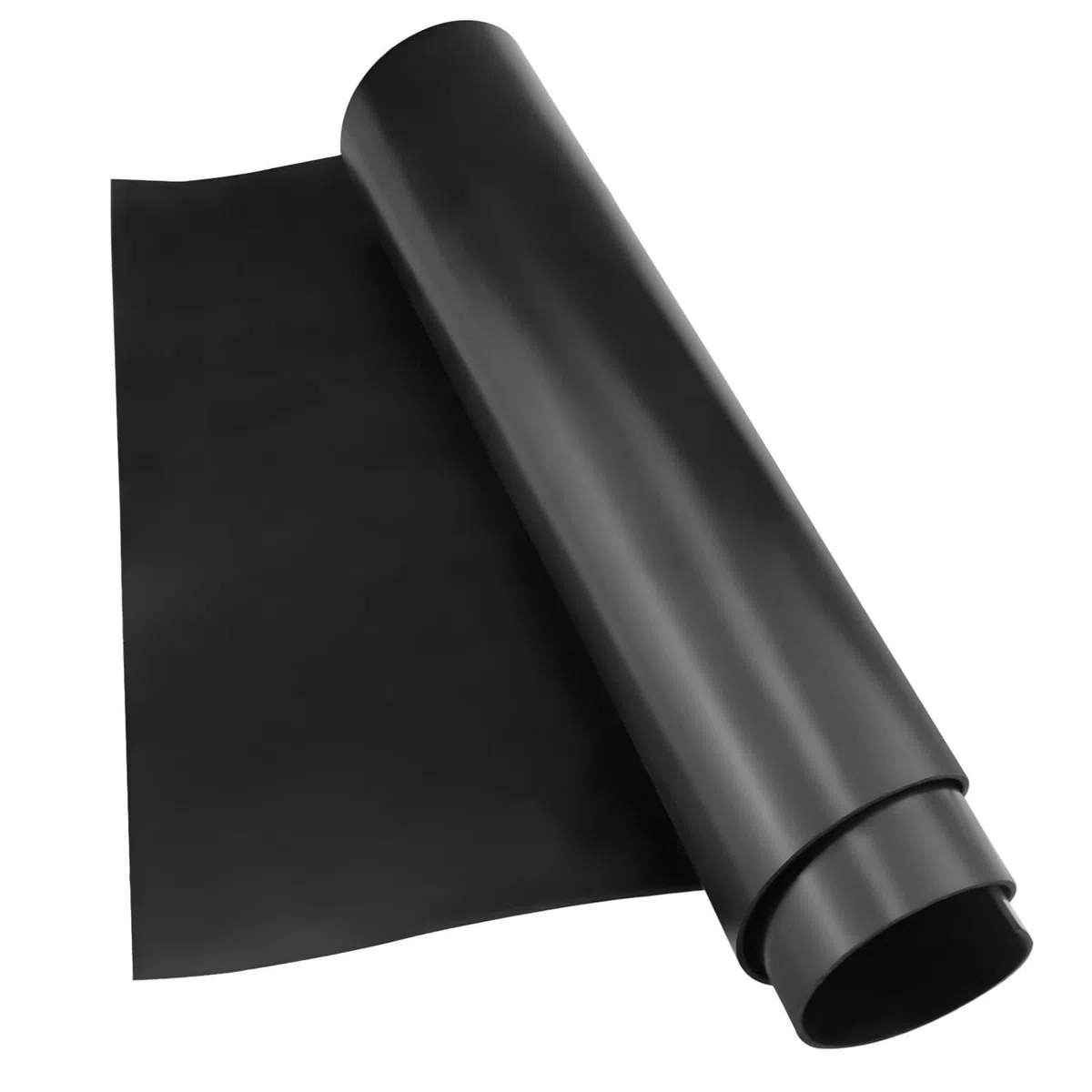 Lámina de Caucho Nitrilo NBR Resistente al Calor y Aceite - 500 x 500 mm, Espesor 1 a 10 mm, para Juntas, Sellado, Antivibración y Bricolaje (Espesor: 1 mm)