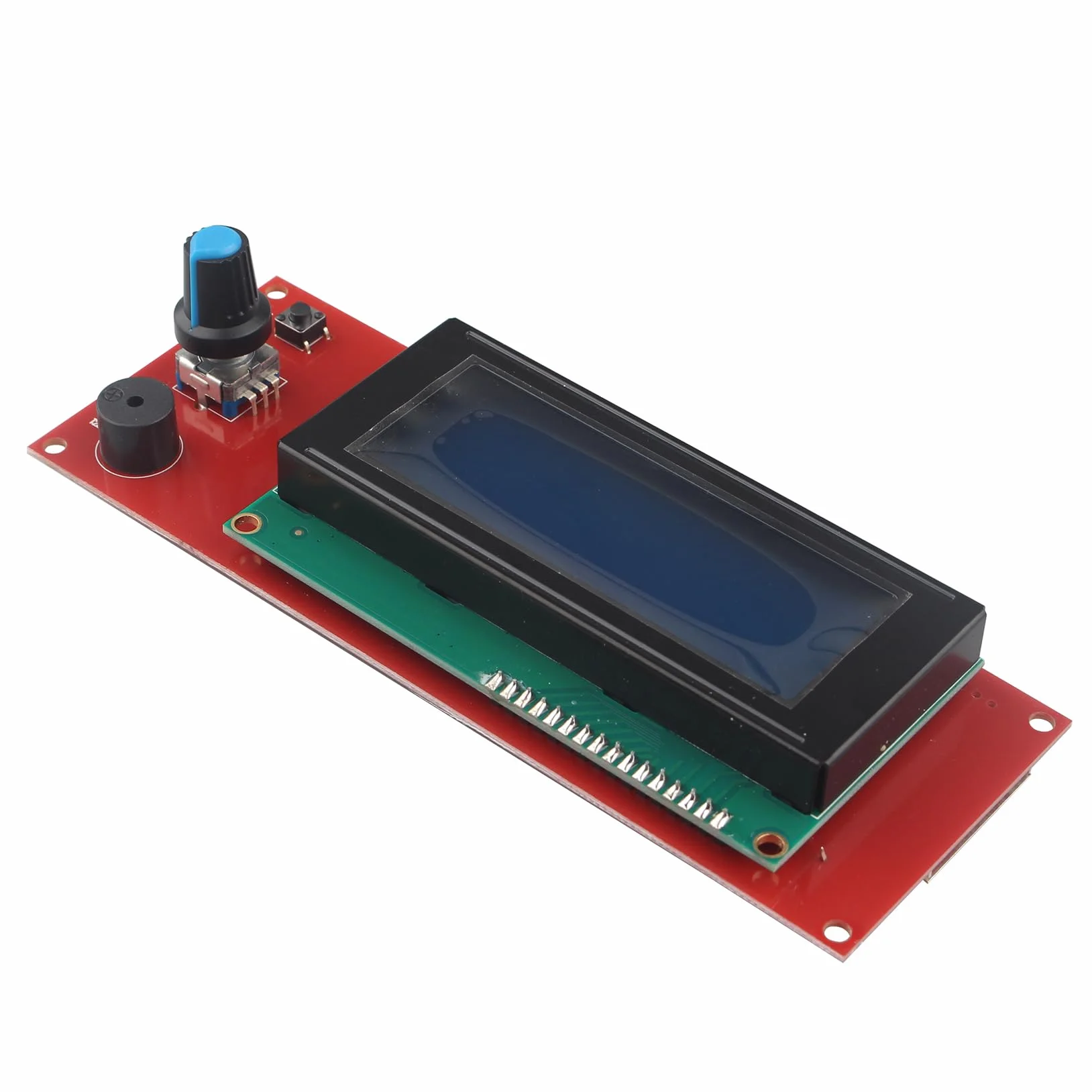 Módulo de controlador de pantalla inteligente LCD con adaptador y cable compatible con controlador de impresora 3D RAMPS 1.4 Arduino Mega Arduino RepRap Pololu Shield