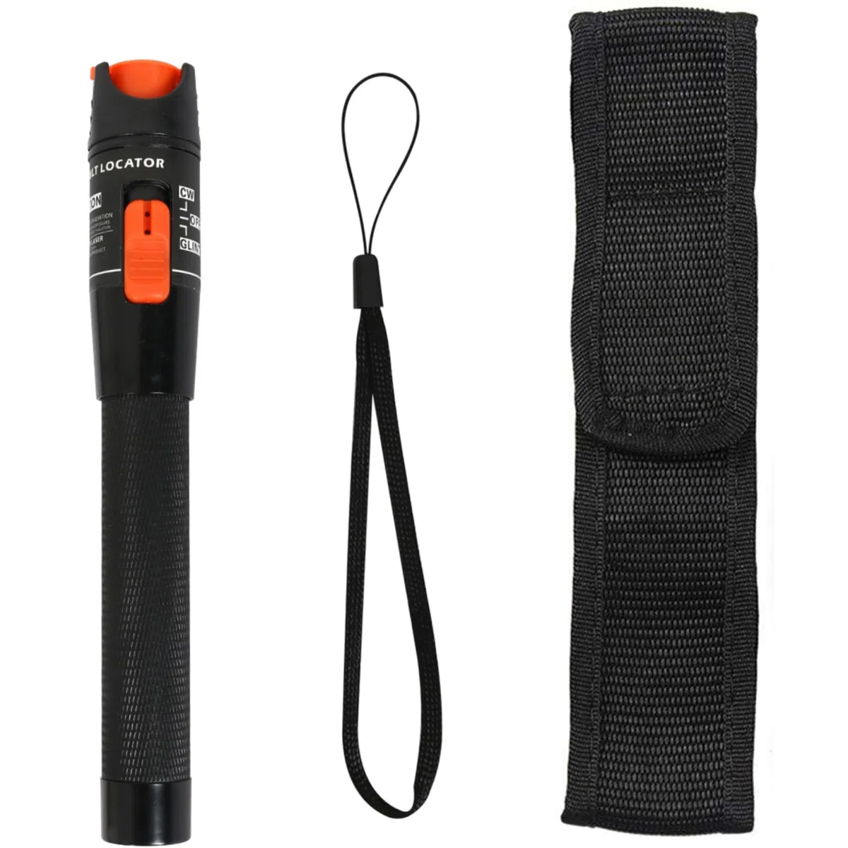 Osairous Localizador Visual de Fallas, 10mW Probador de Cable de Fibra Óptica Rango de 10KM SC/FC/ST Interfaz de 2.5 mm para Probar Cables de Red de Fibra Óptica