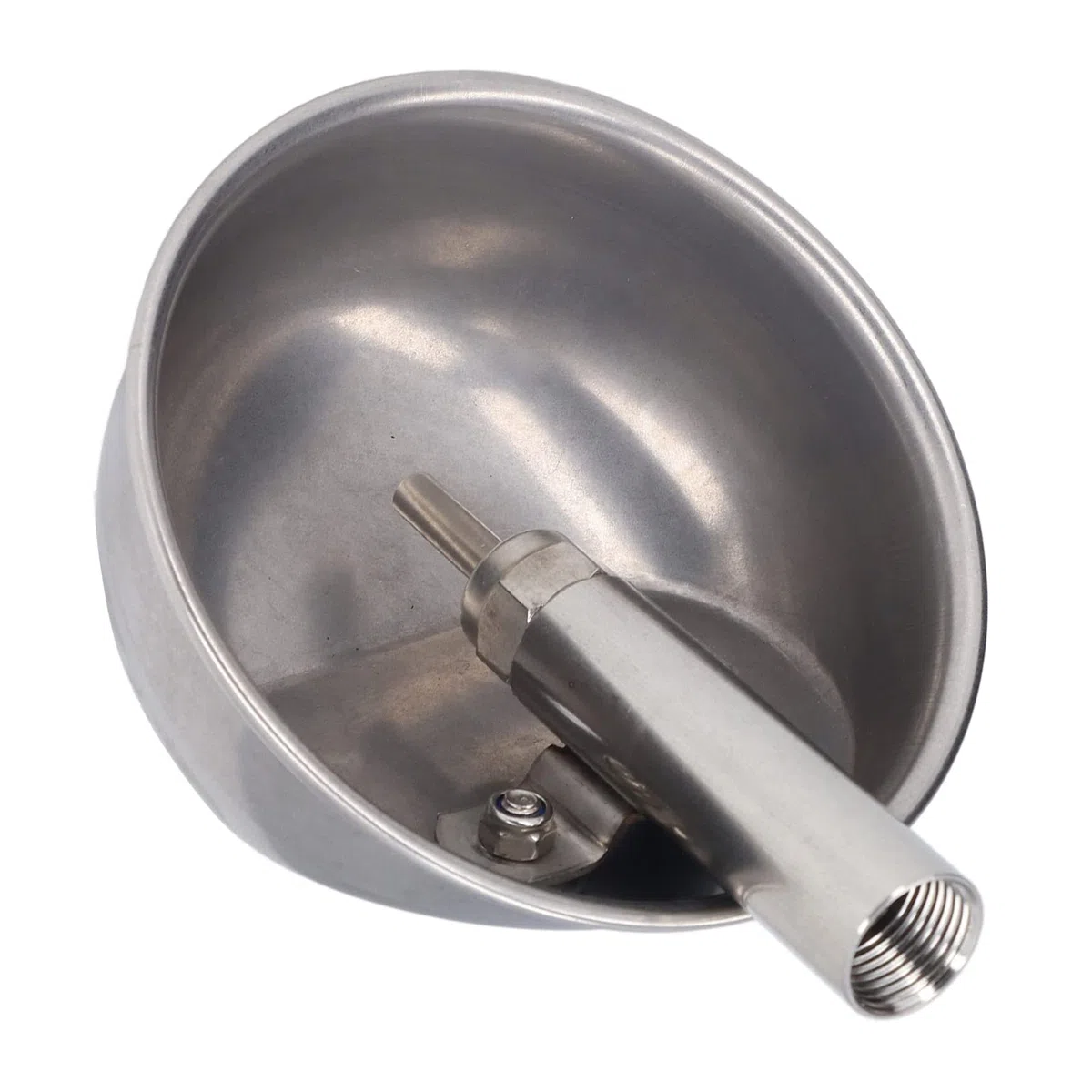 Tazón de Agua para Cerdos Suministros Tazón Automático para Cerdas Bebedero Engrosado Bebedero Fuente para Beber Acero Inoxidable Equipo de 13 Cm Tazón para Ofrenda de Agua