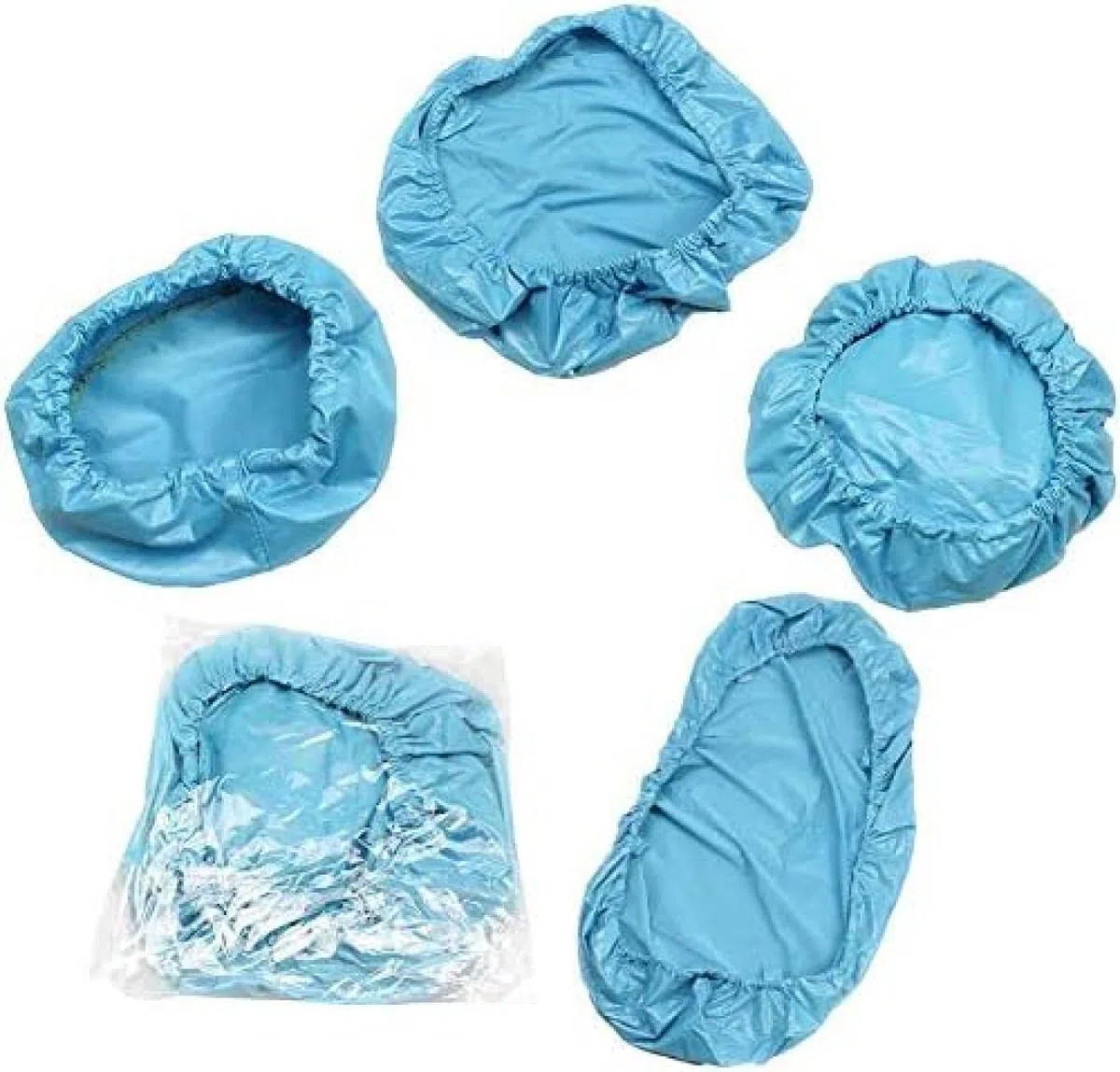 Funda para Sillón Dental WENGUQABD - 4 Piezas/Juego - Funda Protectora Completa - Cuero PU - Resistente al Agua, Polvo y Desgaste - Azul, Negro, Rojo, Verde