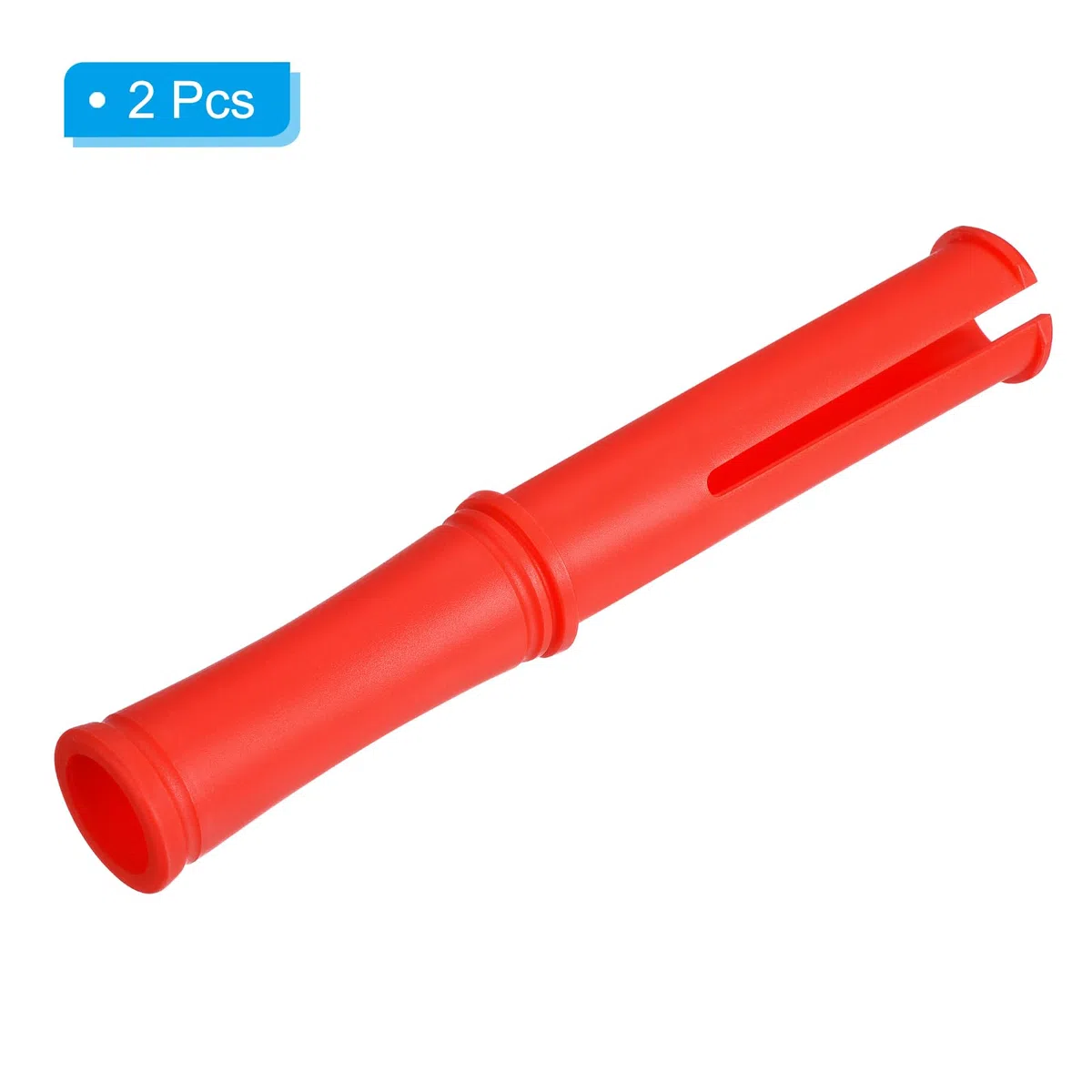 PATIKIL 10 Pulgadas Retráctil Envoltura Mango, 2uds Estirable Envoltura Dispensador Estirable Película Dispensador Pequeño Mano Dispensador Ahorro para 1.5 Pulgada Núcleo, Rojo
