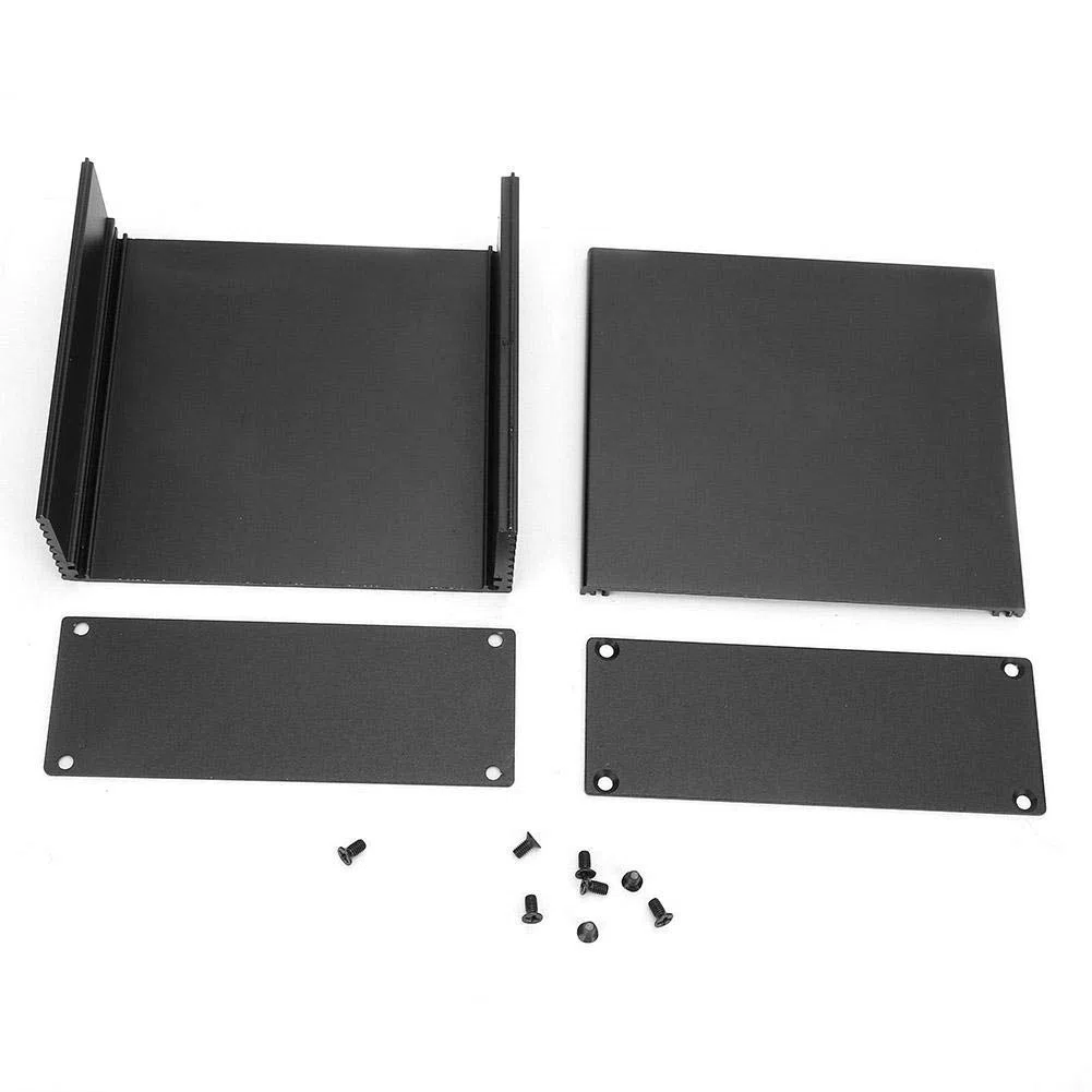 Caja de Enfriamiento de Aluminio para PCB Placa de Circuito y Proyectos Electrónicos - 40 x 110 x 100 mm, Caja de Instrumentos Resistente y Protección de Componentes