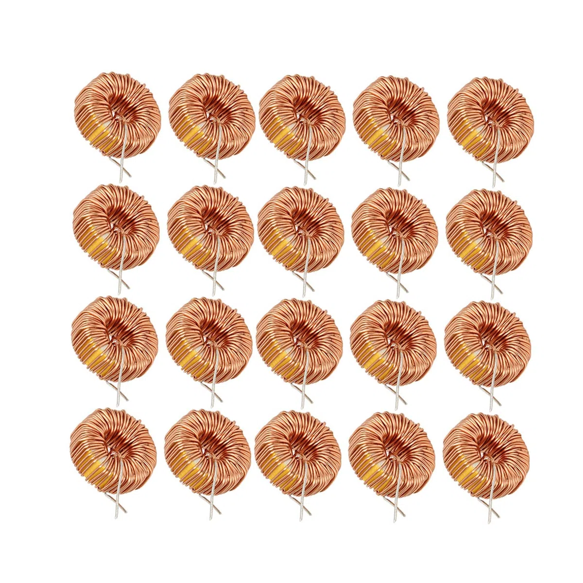 20 Unidades de Alambre Inductor Toroide 330Uh 3A, Bobina de Inductancia Monocapa para Placas Pcb, Inductor Magnético Toroidal para Circuitos Electrónicos