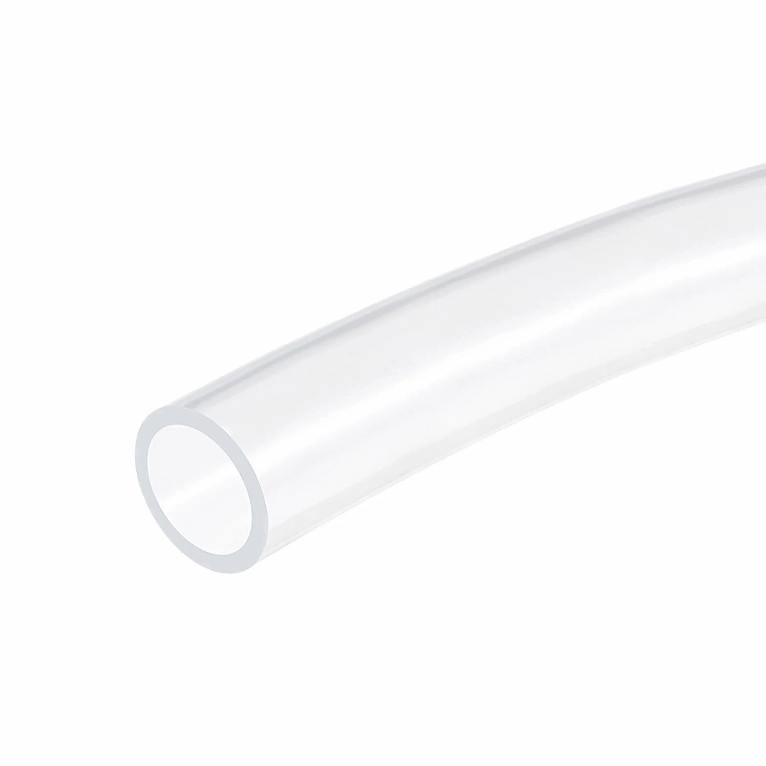 DMiotech 15mm ID 20mm OD PVC Tubo Vinilo Flexible Transparente Manguera, Vinilo Tubería para Petróleo Transporte Línea, 1m Longitud