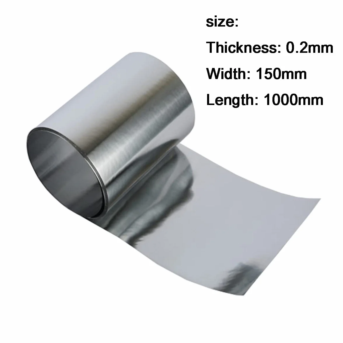 Lámina de Zinc Alta Pureza 99.9% Puro Zinc Zn Hoja de Metal para Laboratorio de Ciencia,Una Variedad de especificaciones para Elegir,0.2mmx150mmx1000mm