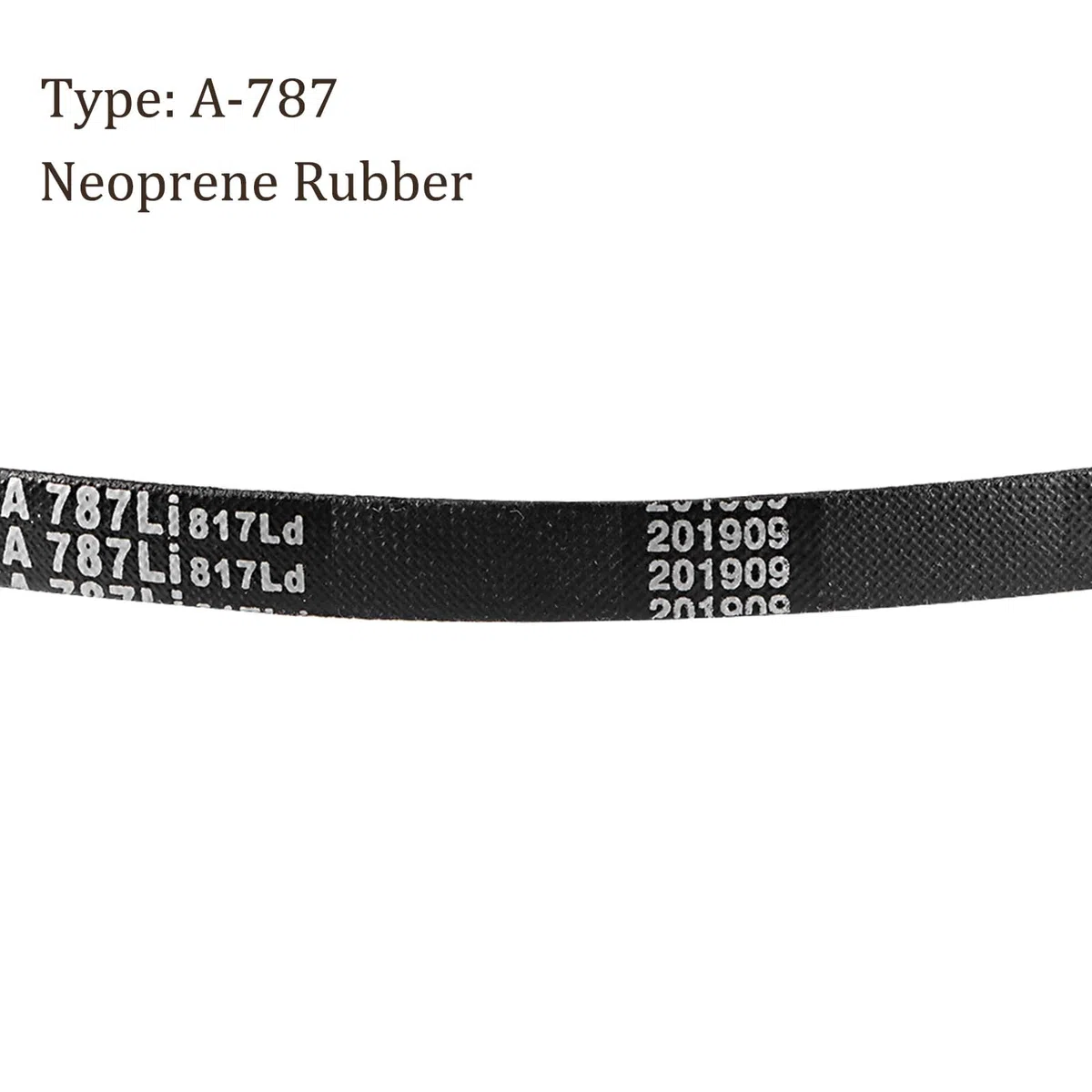 2uds A-787Li/A31 Transmisión Trapezoidal Correa [13mm Ancho x 8mm Altura] A-Sección Caucho Transmisión Correa Envuelta para Transmisión Uso 787mm Interna Circunferencia