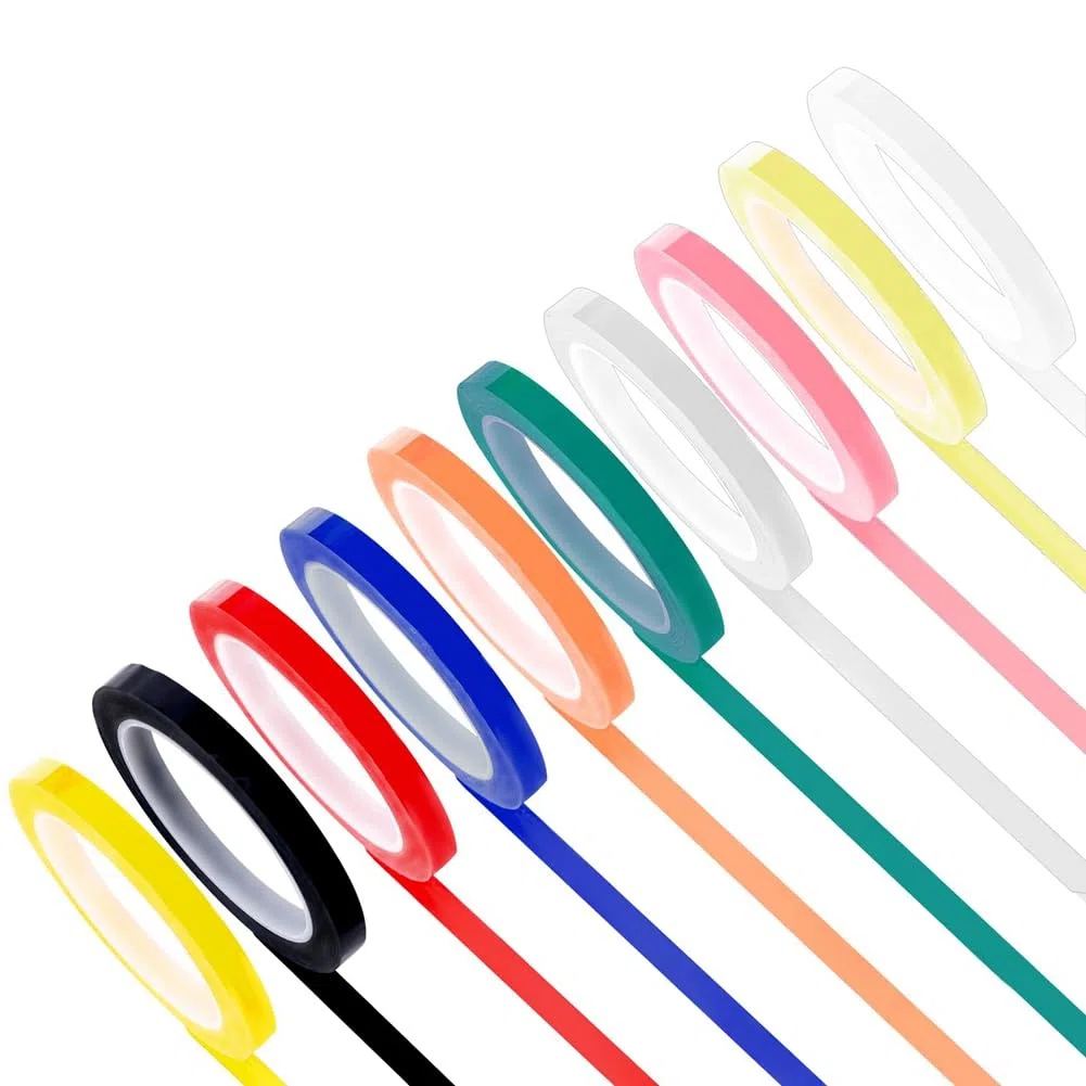 10 Rollos de Cinta de EsterilizacióN para Autoclave, Cinta de IdentificacióN de Instrumentos de 0,24 Pulgadas de y 216,5 Pulgadas de, 10 Colores