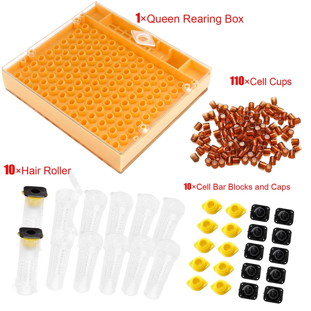 ZffXH Kit Completo De Crianza De Abeja Apicultura Con Sistema De Nicot Para Apicultura Nicot Queen Rearing Tools
