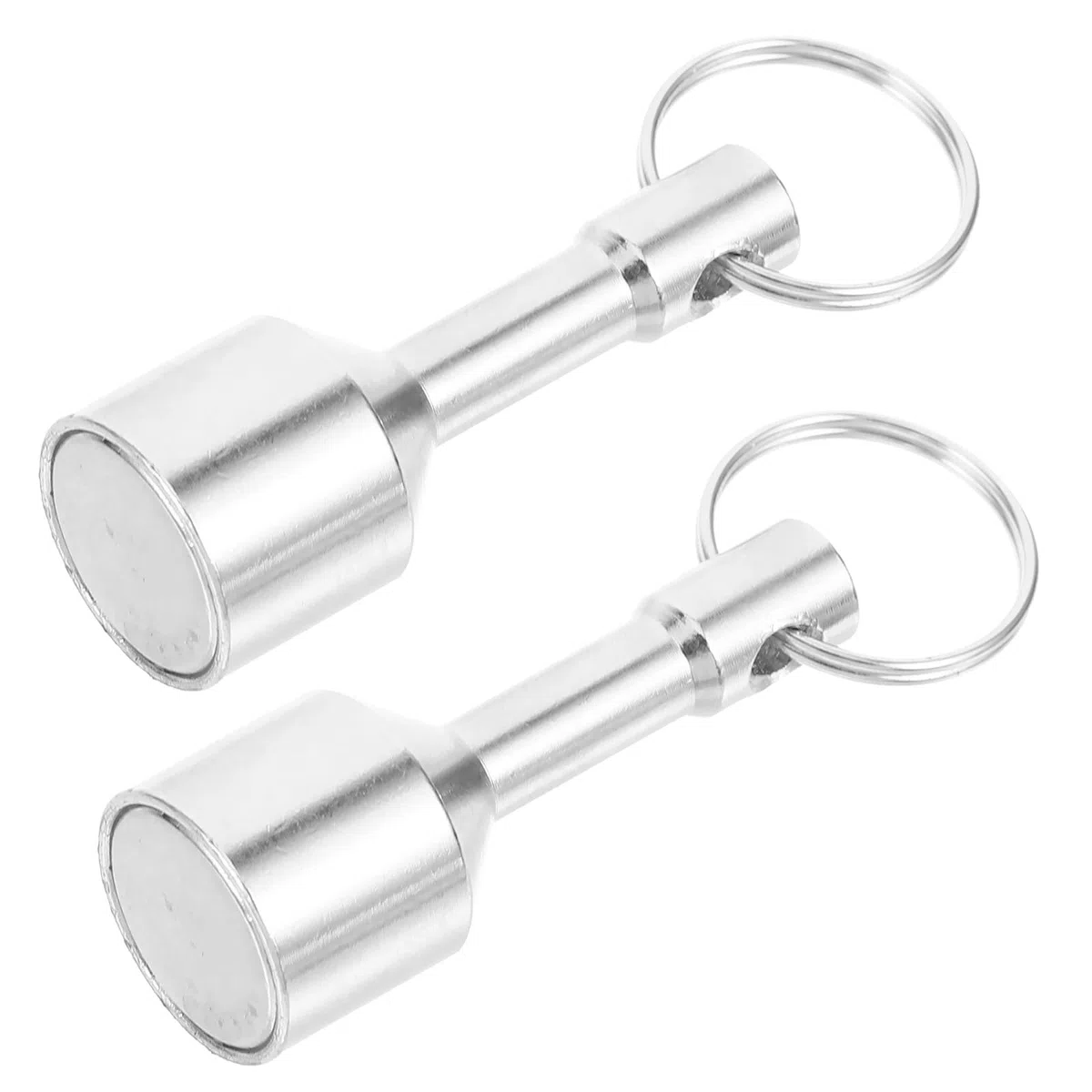 DOITOOL Llaveros Magnéticos 2 Piezas Comprobador de Oro y Plata para Joyería, Diámetro 17 Mm, Fuerza Magnética 12 Kg, Herramienta Portátil Práctica para Probar Metales y Monedas Hogar