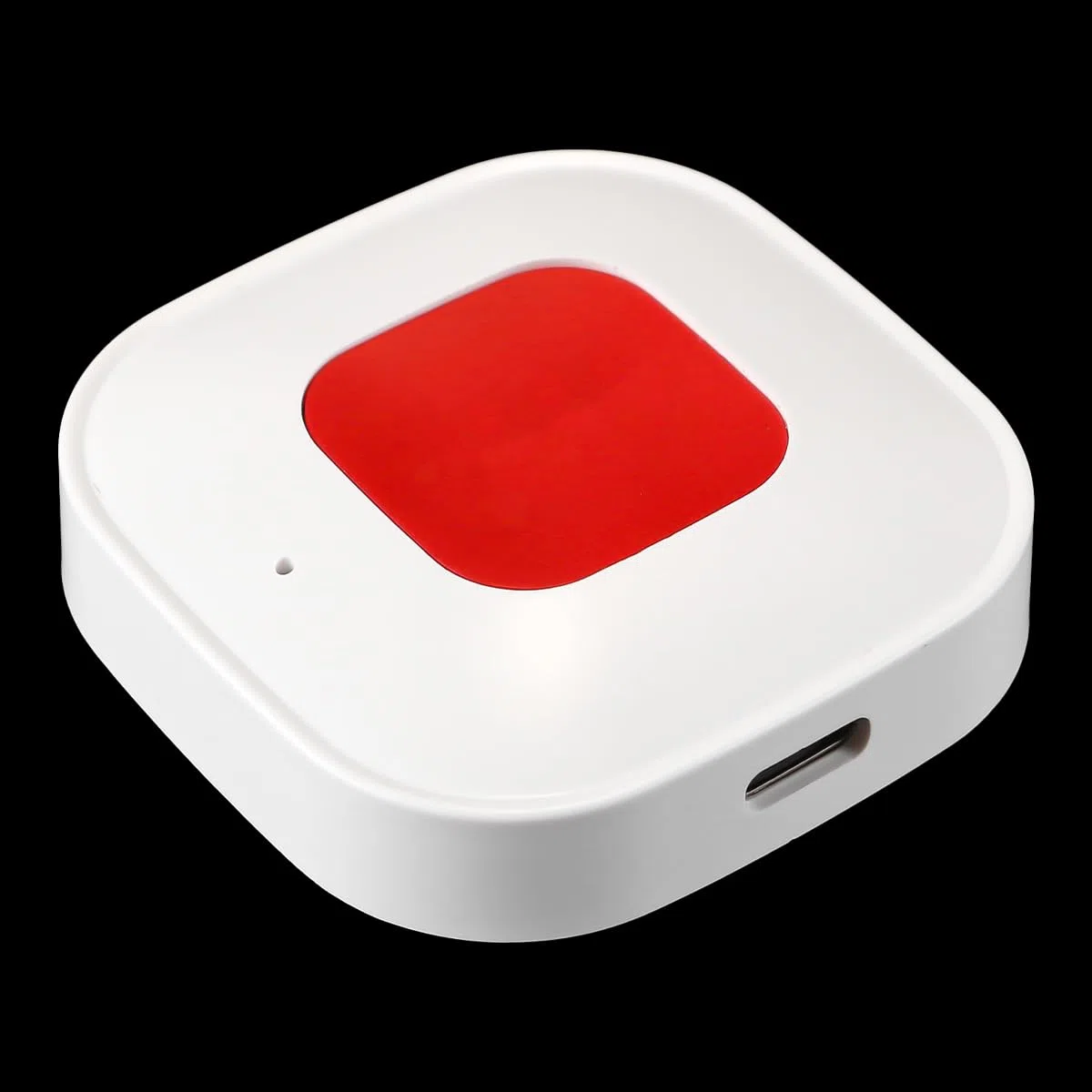 Alarma personal para personas mayores con botón de emergencia, llamada inteligente, wifi de 2,4 GHz, ideal para el dormitorio de personas mayores y el hogar.