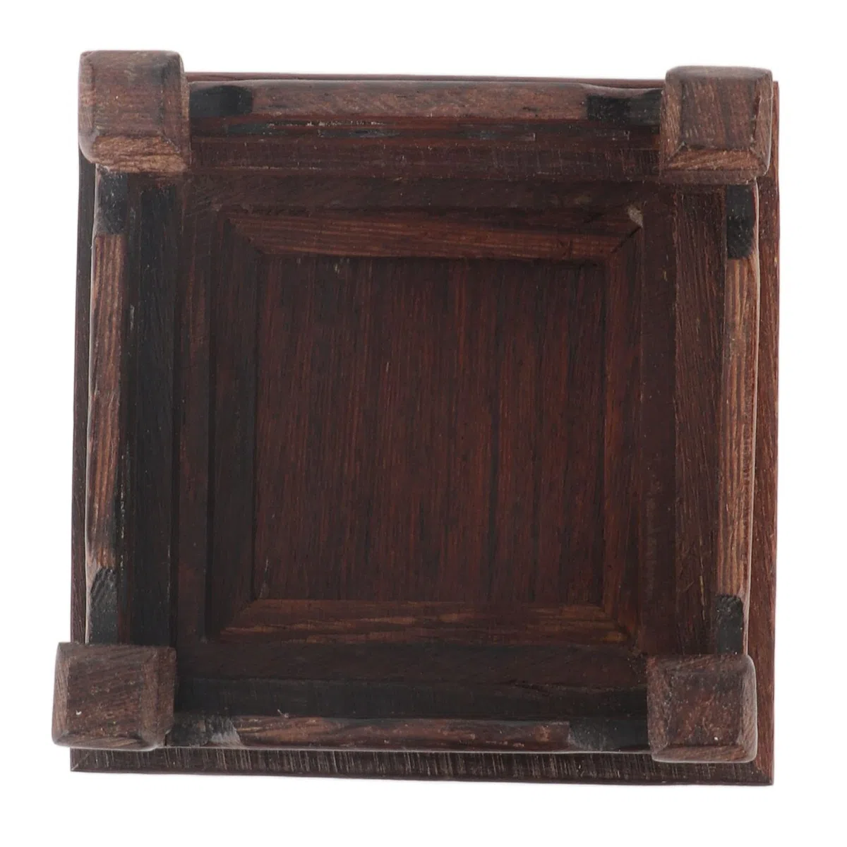 Soporte de Exhibición de Madera - Elevador de Madera Retro Estable para Plantas, Teteras, Joyas - Soporte de Compacto y Portátil