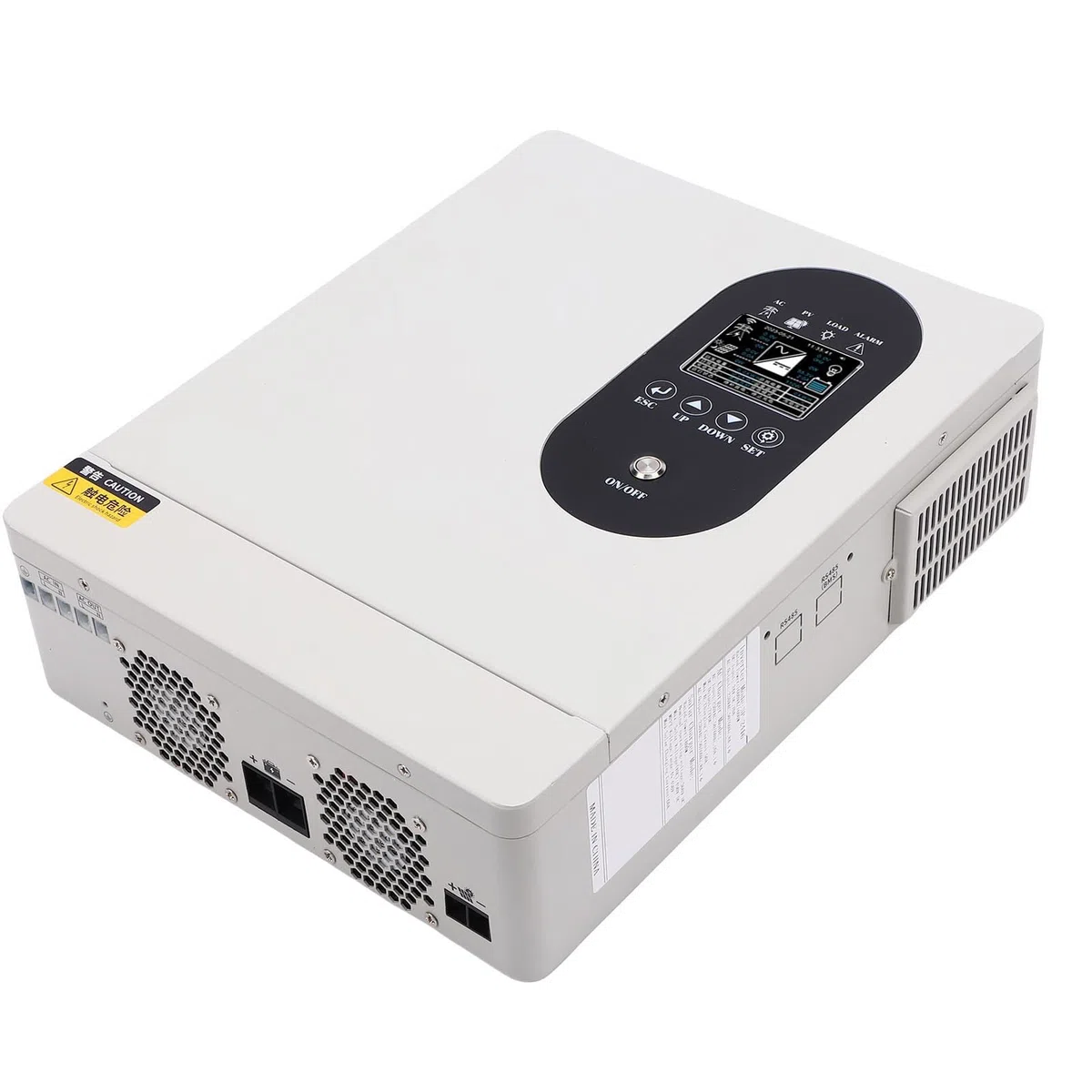 YWBL-WH Inversor Solar de Onda Sinusoidal Pura de 1600 W, Cargador MPPT Híbrido con Controlador de 60 A, Carga Programable Basada en Tiempo, Múltiples Protecciones para Baterías de Litio