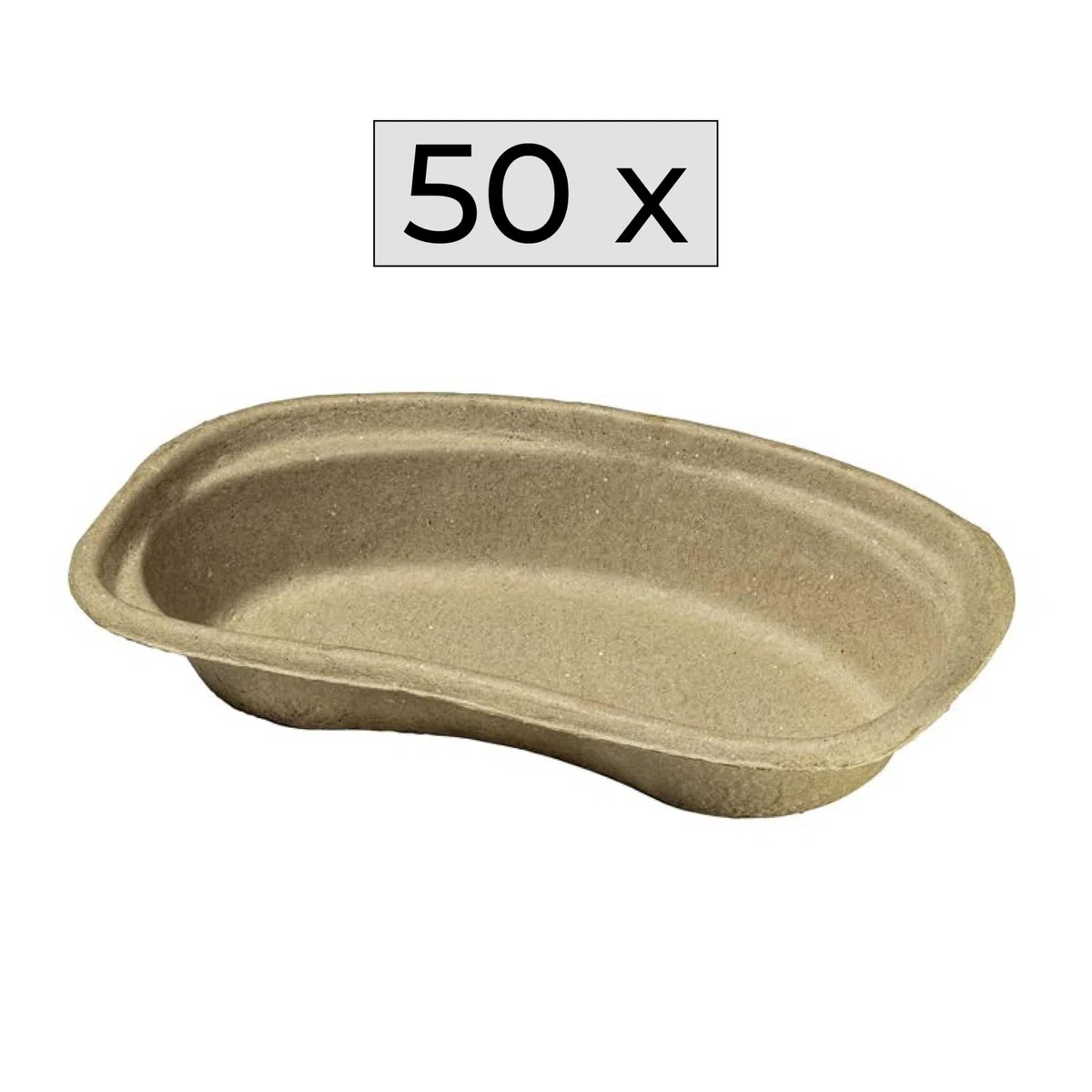 Medi-Inn - Bandejas desechables para riñones (50 unidades)