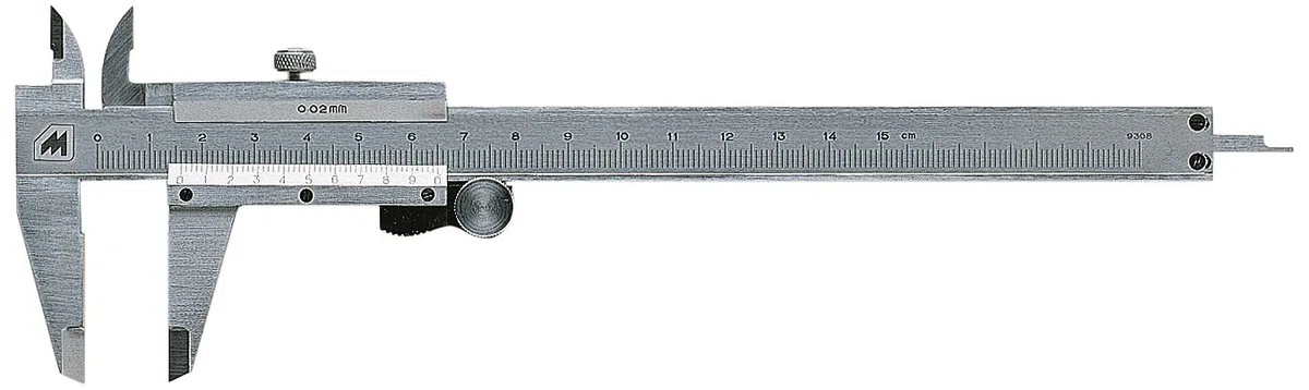 Metrica 10055 CALIBRE CROMATO 155MM 0,02 mm