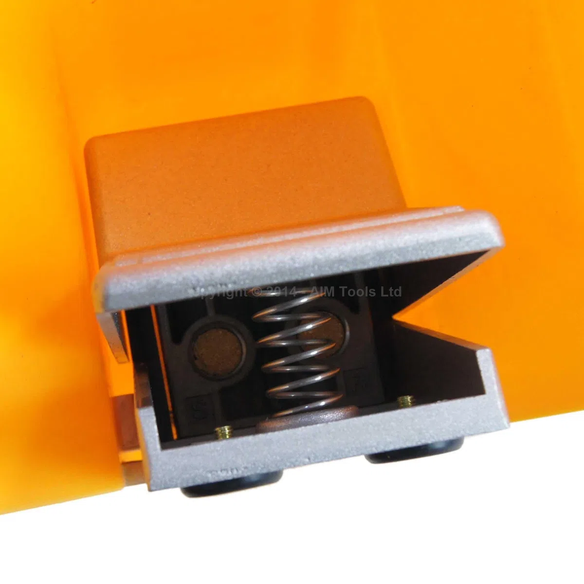 ORAZIO Válvula de Pedal Neumática, 5 Vías 2 Posiciones G1/4 Interruptor de Pie Control de Prensa de Pie Roscado, Almohadilla de Aire Interruptor de Pedal Momentáneo con Cubierta de Protección 214725