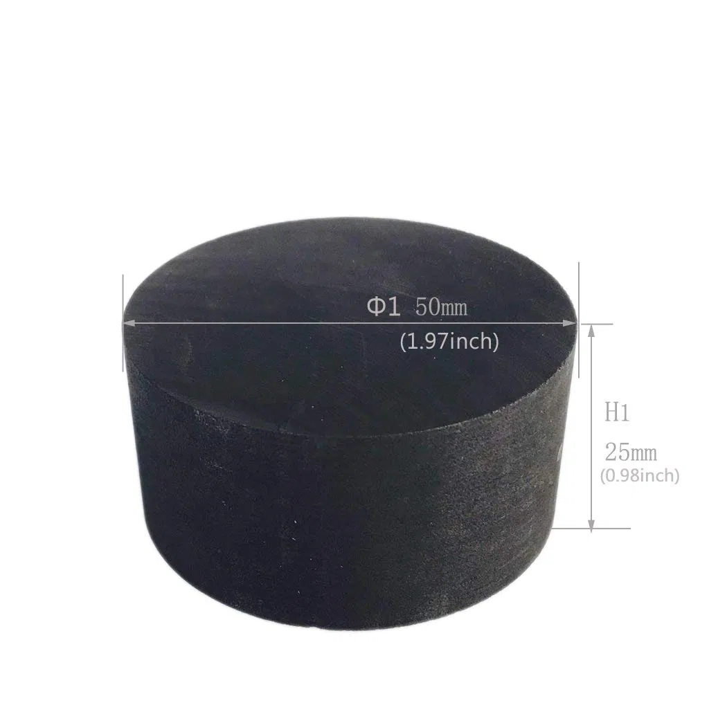 LLF Bloque de lingote de grafito de pureza del 99,9% EDM superficie de fresado (50 mm x 25 mm)