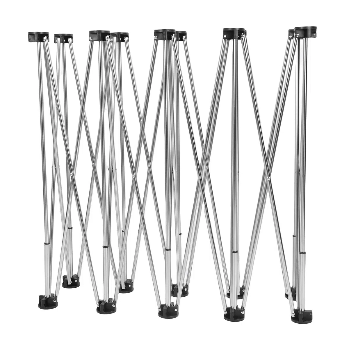 Mesa de Trabajo Plegable de Servicio Pesado Portátil con 10 Patas de Soporte de Acero Capacidad de Carga de 1000 Kg para Construcción y Corte de Carpintería