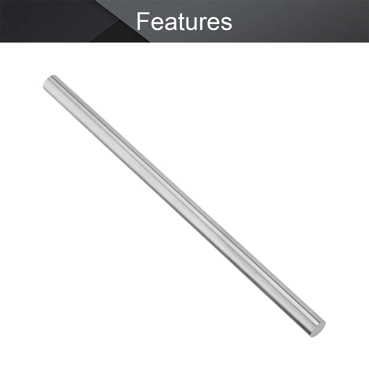 Utoolmart Varilla de acero redonda, 10 mm HSS Herramienta de stock de barra de torno 200 mm de largo, para tornos de taladro de eje, máquina perforadora, eje en miniatura, 2 piezas