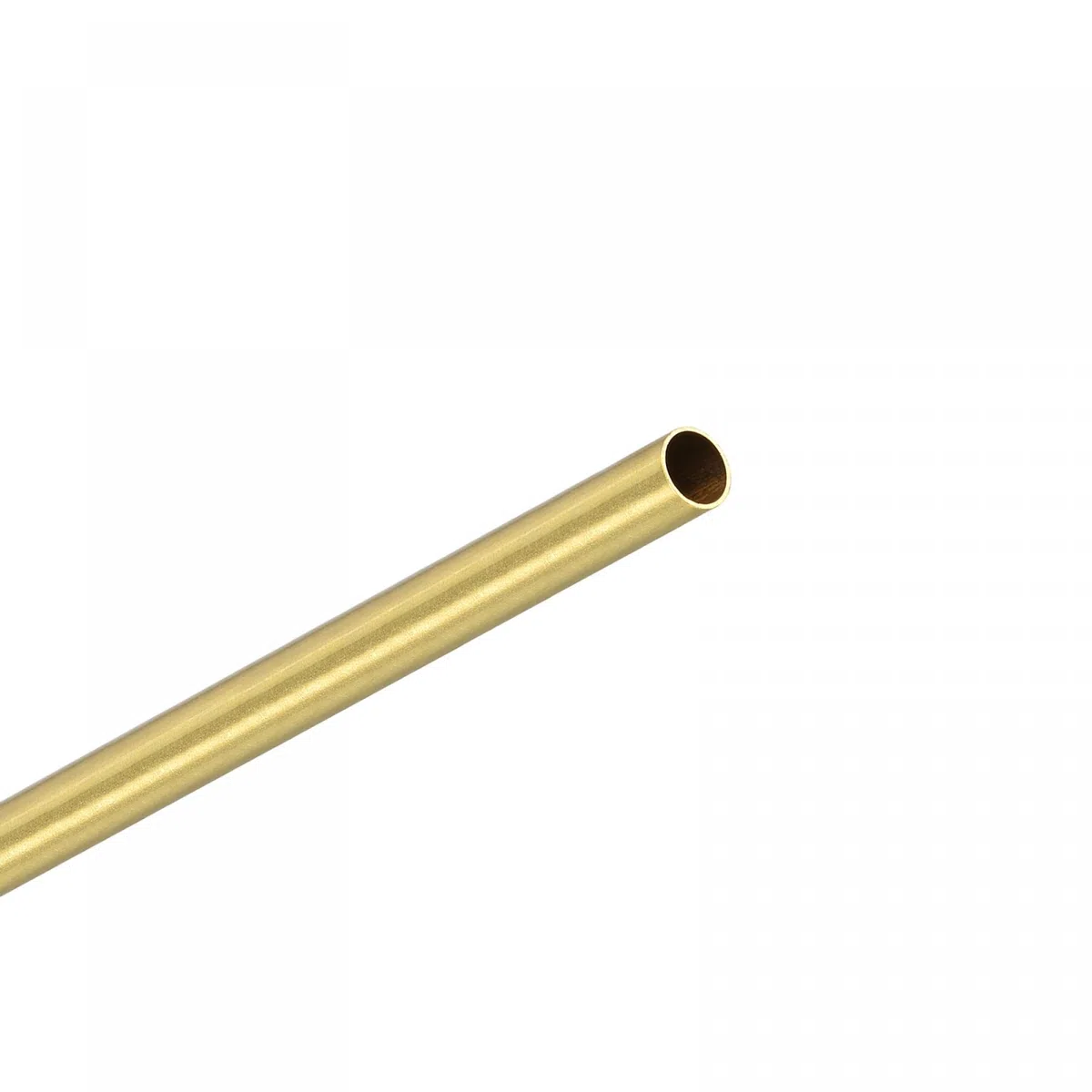 sourcing map Tubo redondo de latón 3.5mm OD 0.25mm Espesor de pared 300mm Longitud Tubería 5 PC