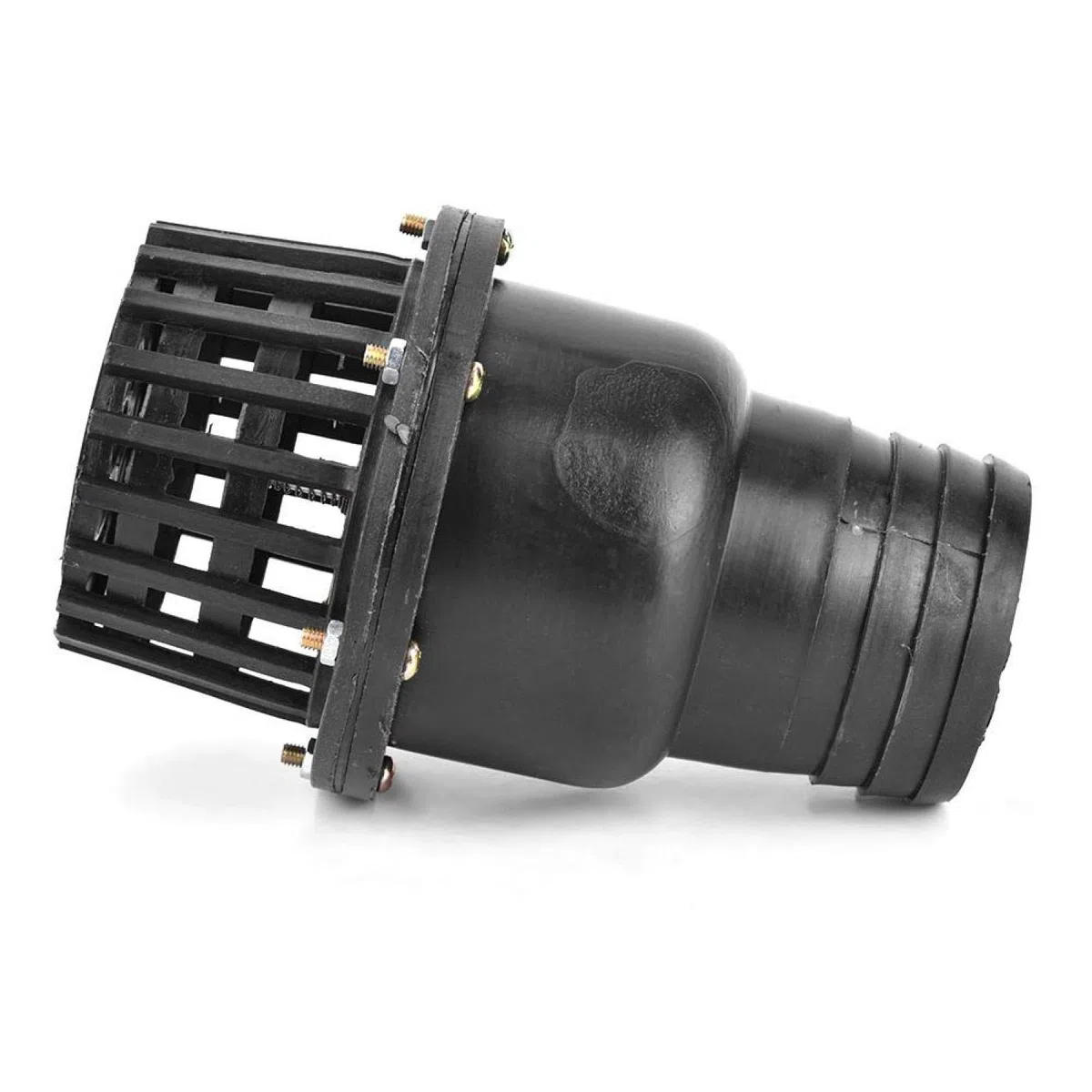 Válvula de pie de bomba de agua Válvula de retención plana de baja presión de PVC negro Válvula plana de baja presión para máquina de fluido(3in)