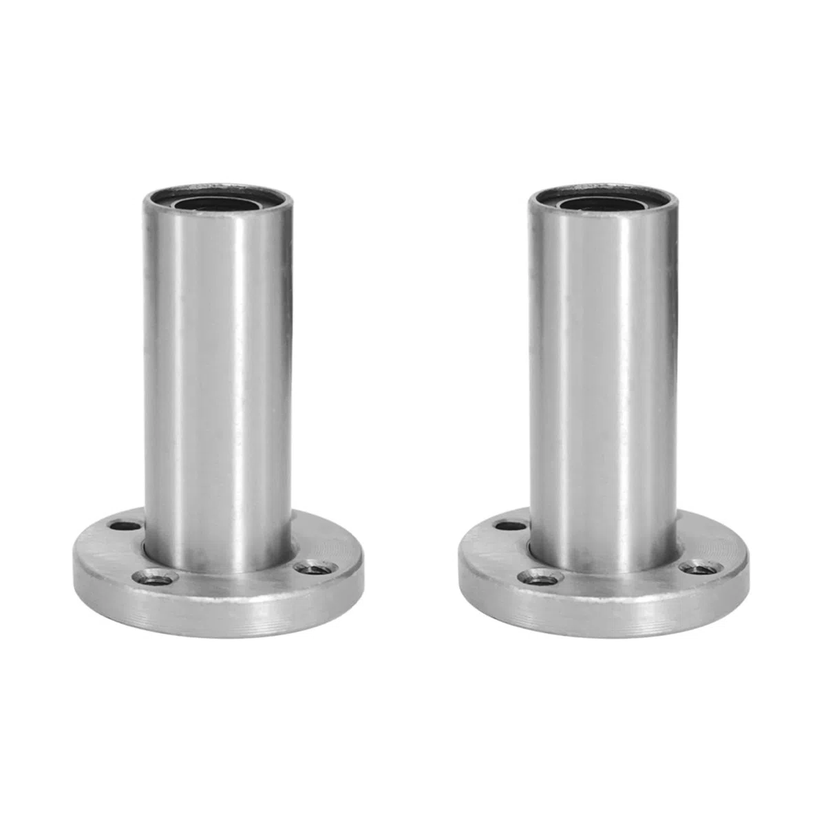 LMF20LUU Rodamientos lineales de bolas con brida redonda larga, diámetro interior de 20 mm, diámetro exterior de 32 mm, longitud de 80 mm con junta de goma doble para CNC, impresora 3D, 1 unidad