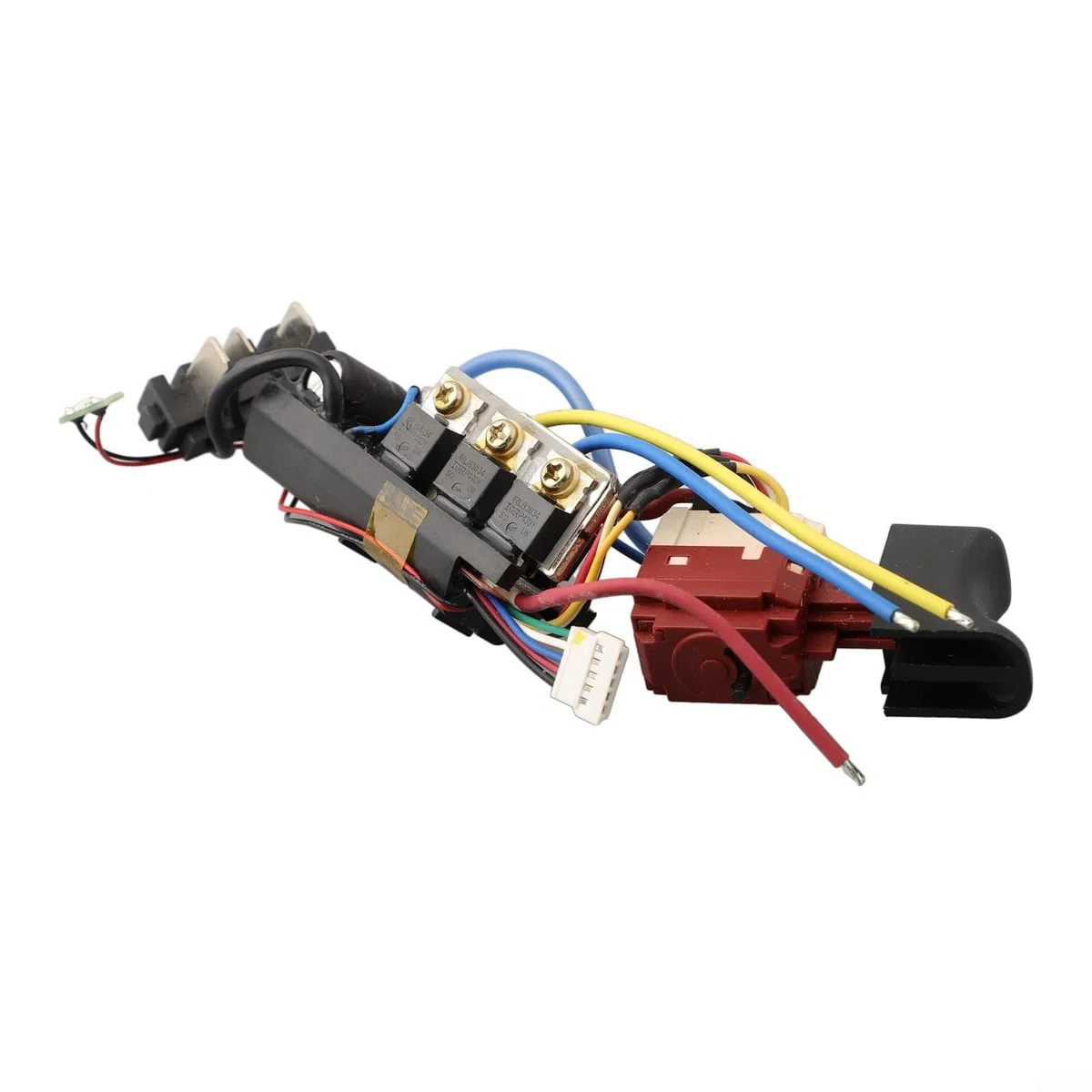 Interruptor de repuesto para taladros de mano eléctricos, 1 paquete de interruptor de plástico y metal compatible con modelos WORX WU175 WX175 WX373, control de velocidad ajustable para una fácil