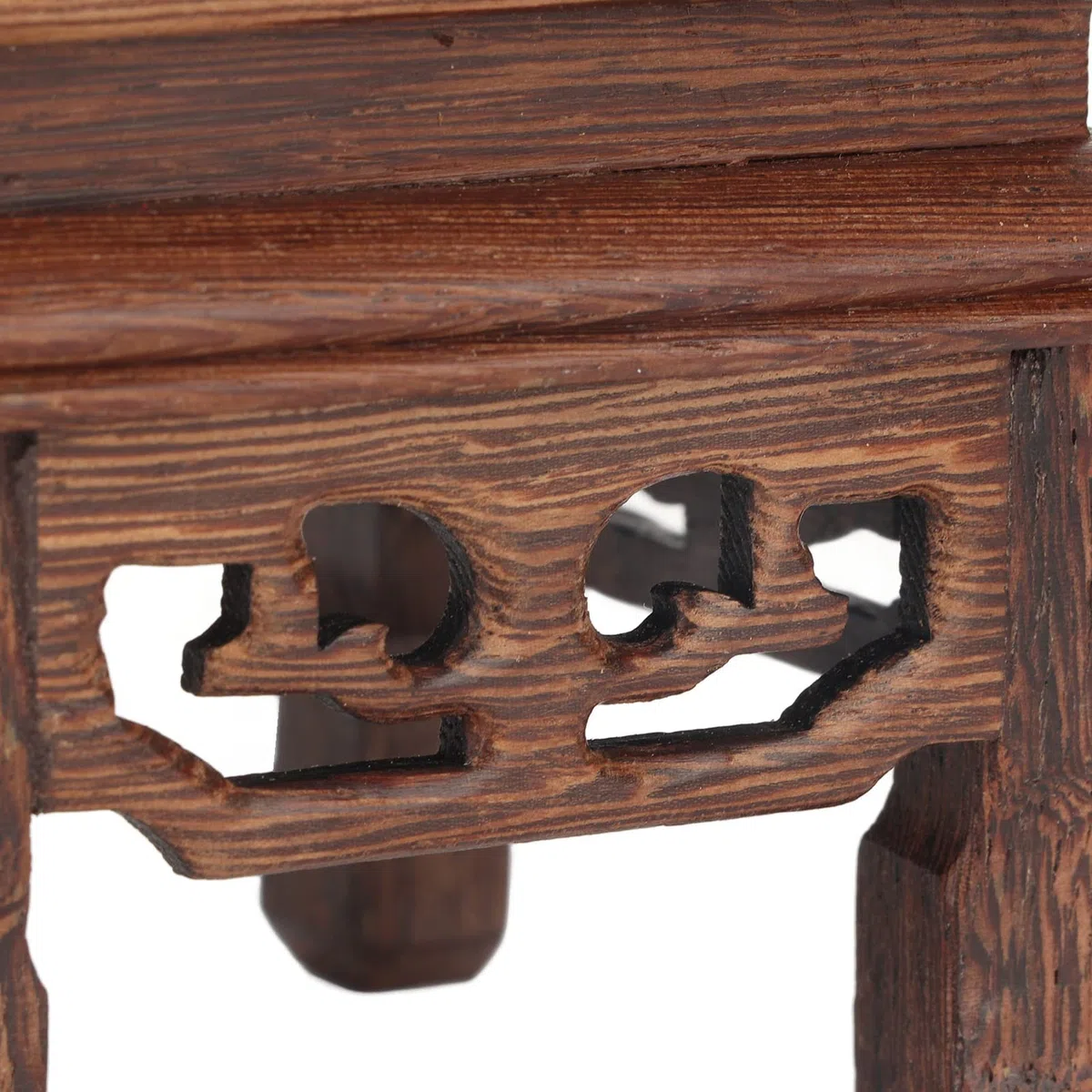 Soporte de Exhibición de Madera - Elevador de Madera Retro Estable para Plantas, Teteras, Joyas - Soporte de Compacto y Portátil