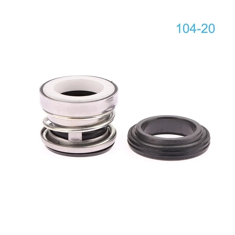 1 sello de eje mecánico de resorte simple, 104-12 14 16 17 18 19 20 30 mm, sello mecánico for eje de bomba de agua(20mm)