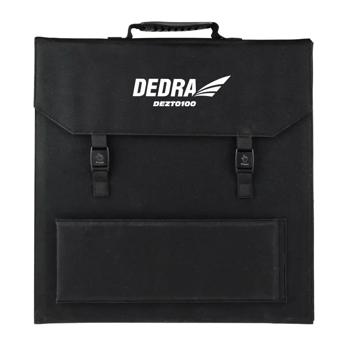 Dedra DEZT0100 - Panel solar para balcón (100 W, con luz LED, peso 4,35 kg, protección IP65, módulos solares monocristalinos)