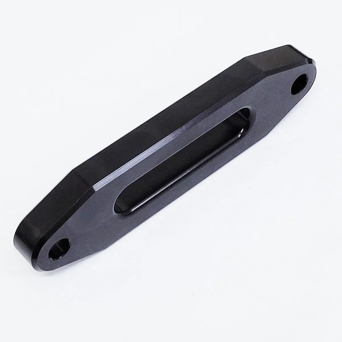 Young Wolf Pasacables Hawse de aluminio para ATV/UTV de 2000 a 13000 libras, montaje de cabrestante brillante (negro) (124 mm)