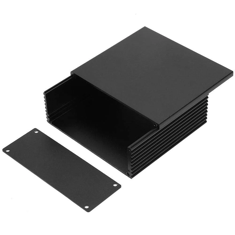 Caja de Enfriamiento de Aluminio para PCB Placa de Circuito y Proyectos Electrónicos - 40 x 110 x 100 mm, Caja de Instrumentos Resistente y Protección de Componentes