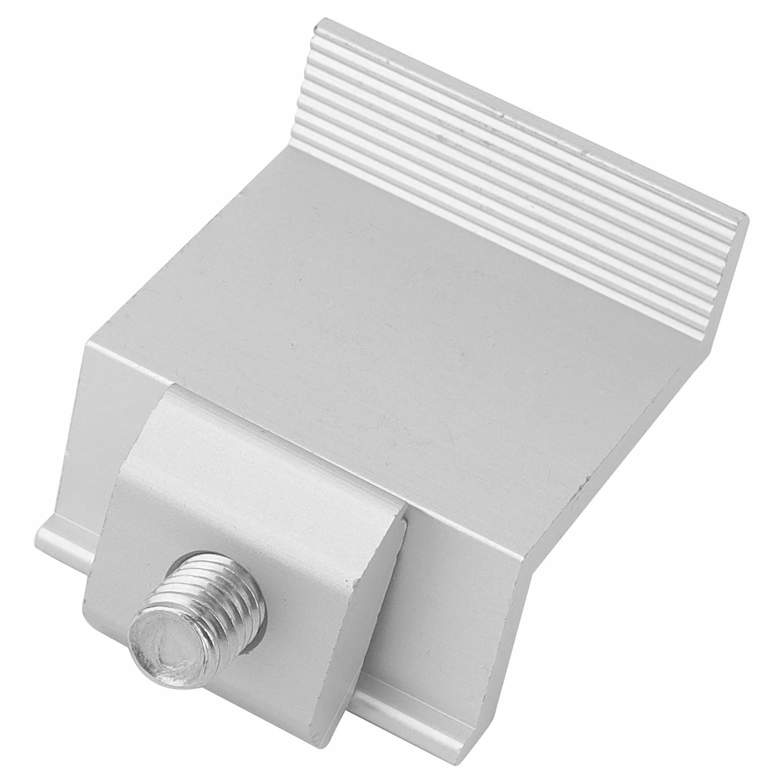 14 unidades de soporte para módulo solar, abrazadera de extremo solar, 35 mm, ajustable, panel solar, con tuercas y tornillos para caravanas, barcos, techos, paredes