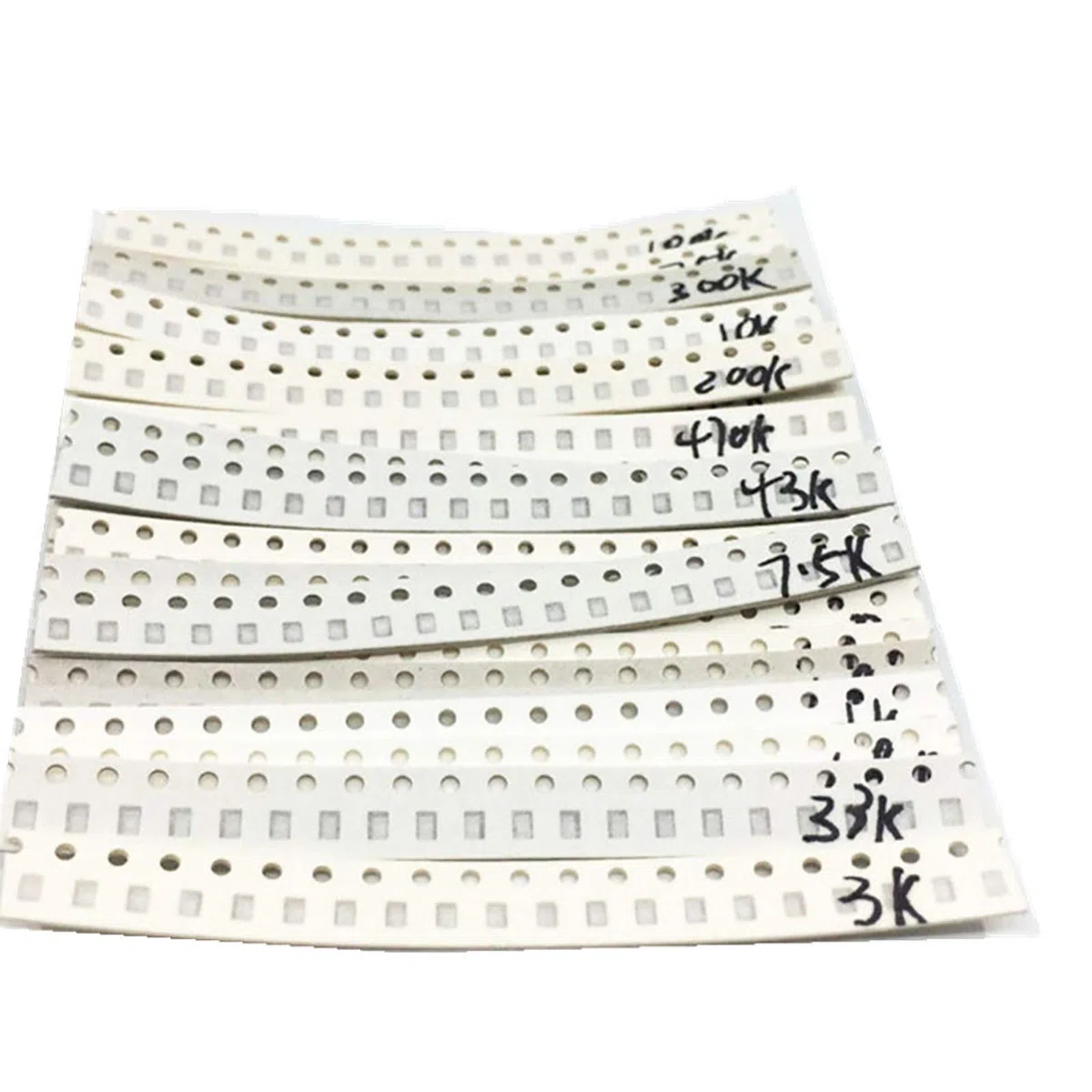 660 piezas de resistencia SMD/SMT 0805 0603 1206 paquete surtido Kit 33 valores 1%