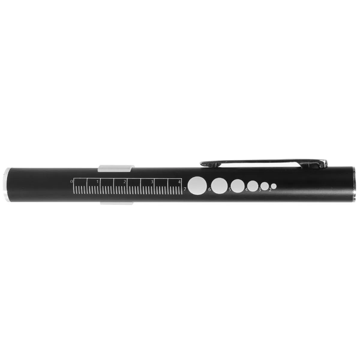 Paquete de 2 Luces pupilares de diagnóstico médico con pupilómetro y Regla, luz LED Recargable por USB para Estudiantes, médicos, Enfermeras y Profesionales de Servicios de Emergencia