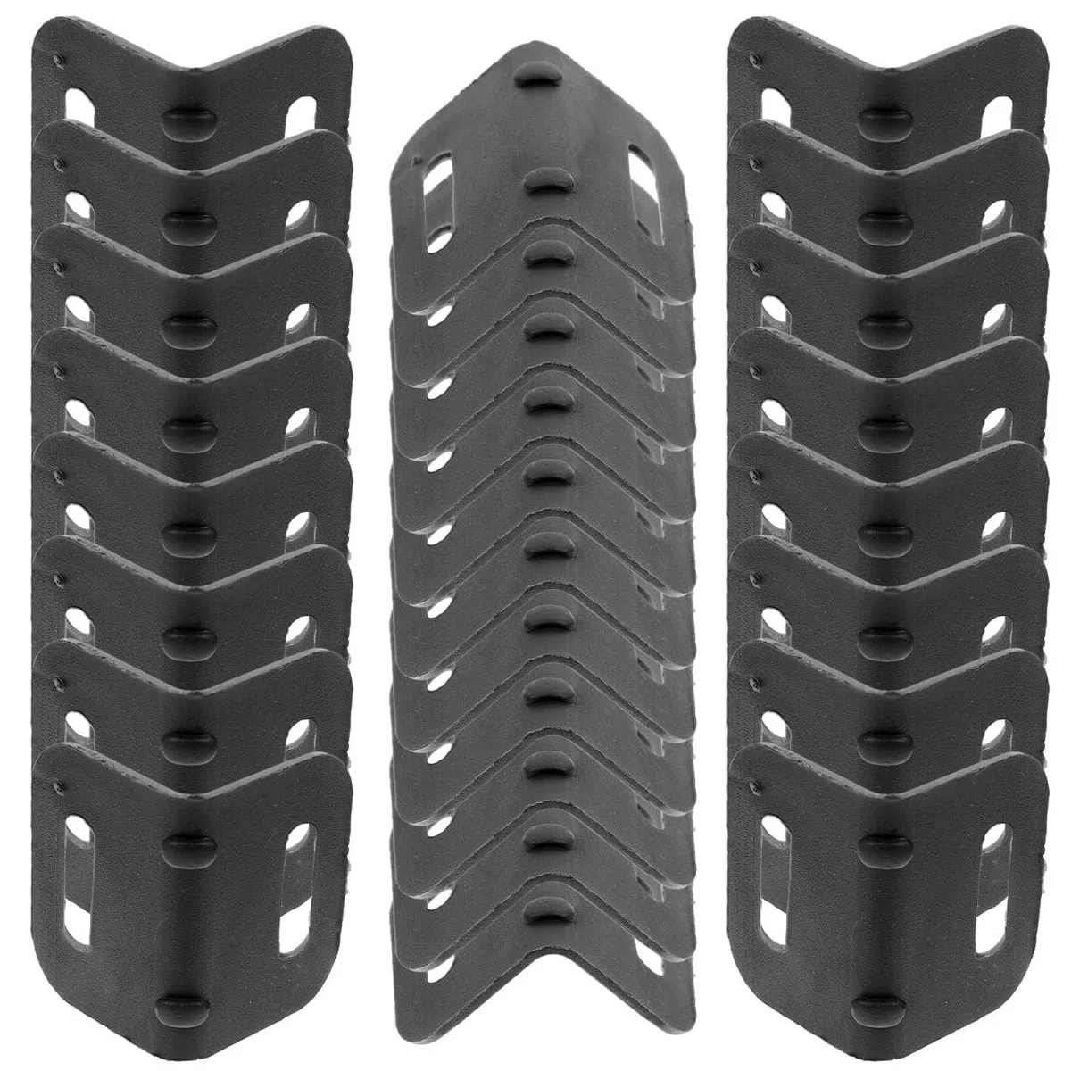 UKCOCO Protector De Esquinas De Plástico Para Embalaje 1.49X1.18X1.18In 100 Piezas Guardias De Esquina Para Cajas De Cartón Y Palés Protección Compacta Para Transporte Seguro Y Estiba