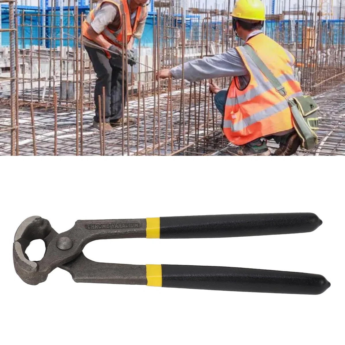 Pinzas de Corte de Extremos de 8 Pulgadas, Herramienta para Quitar Clavos, Cortador de Alambre para Carpintería, Alicates de Corte de Remaches, Cortador de Alambre de Acero,