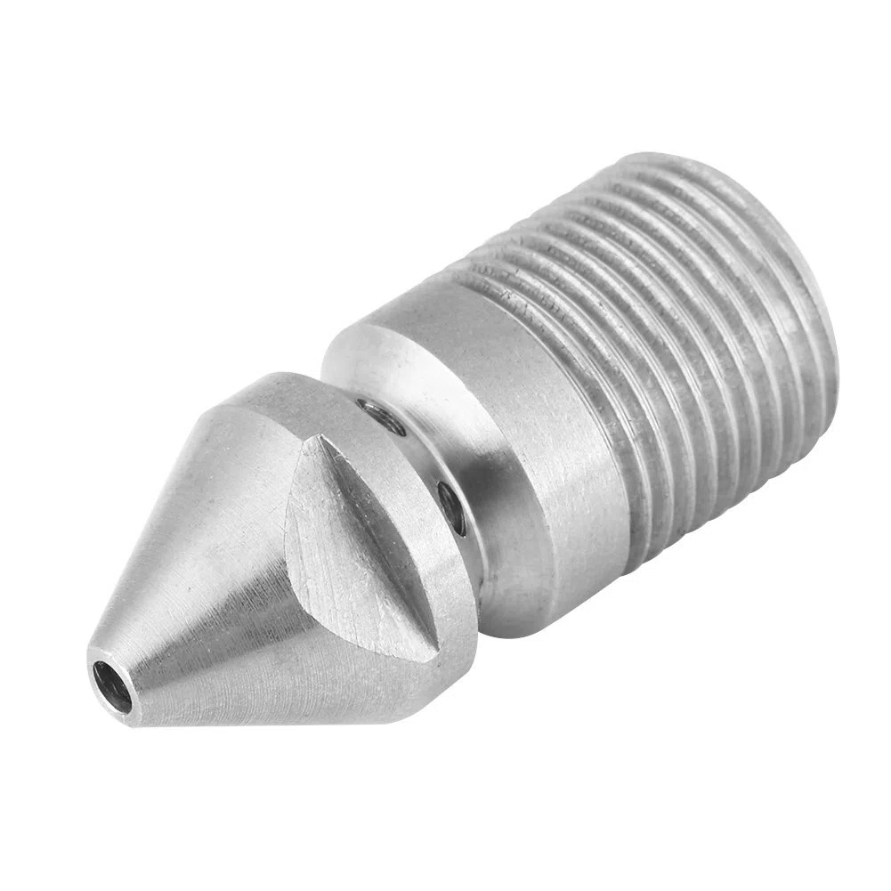 Estink Boquilla de Chorro para Limpieza de Alcantarilla, 3/8 BSP, Acero Inoxidable 304, Alta Presión
