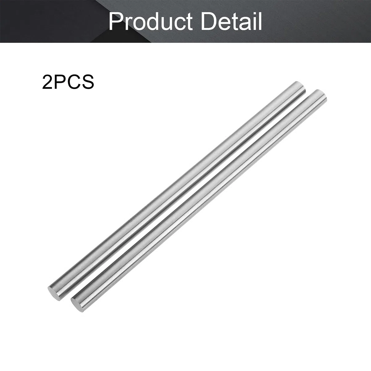 Utoolmart Varilla de acero redonda, 10 mm HSS Herramienta de stock de barra de torno 200 mm de largo, para tornos de taladro de eje, máquina perforadora, eje en miniatura, 2 piezas