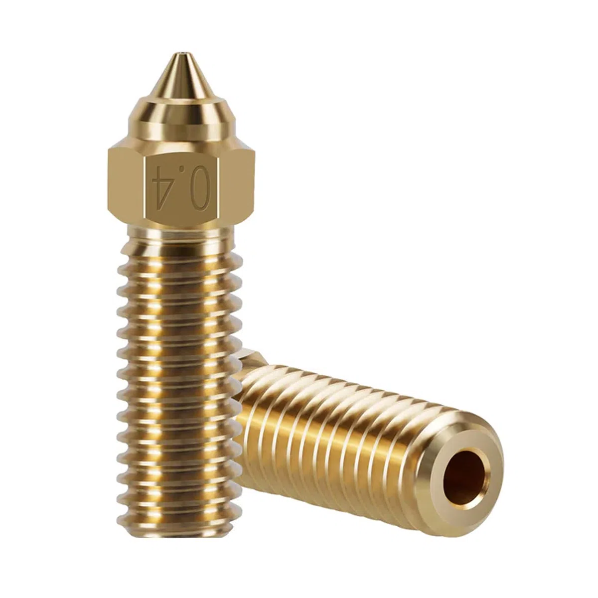 KOYOFEI 12 boquillas de latón para K1 Max, 3D Printer Parts, 6 piezas de 0,4 mm, 3 boquillas de latón de 0,6 mm, 0,8 mm de alta velocidad para Creality K1, Ender 3 V3 KE, CR-10 SE