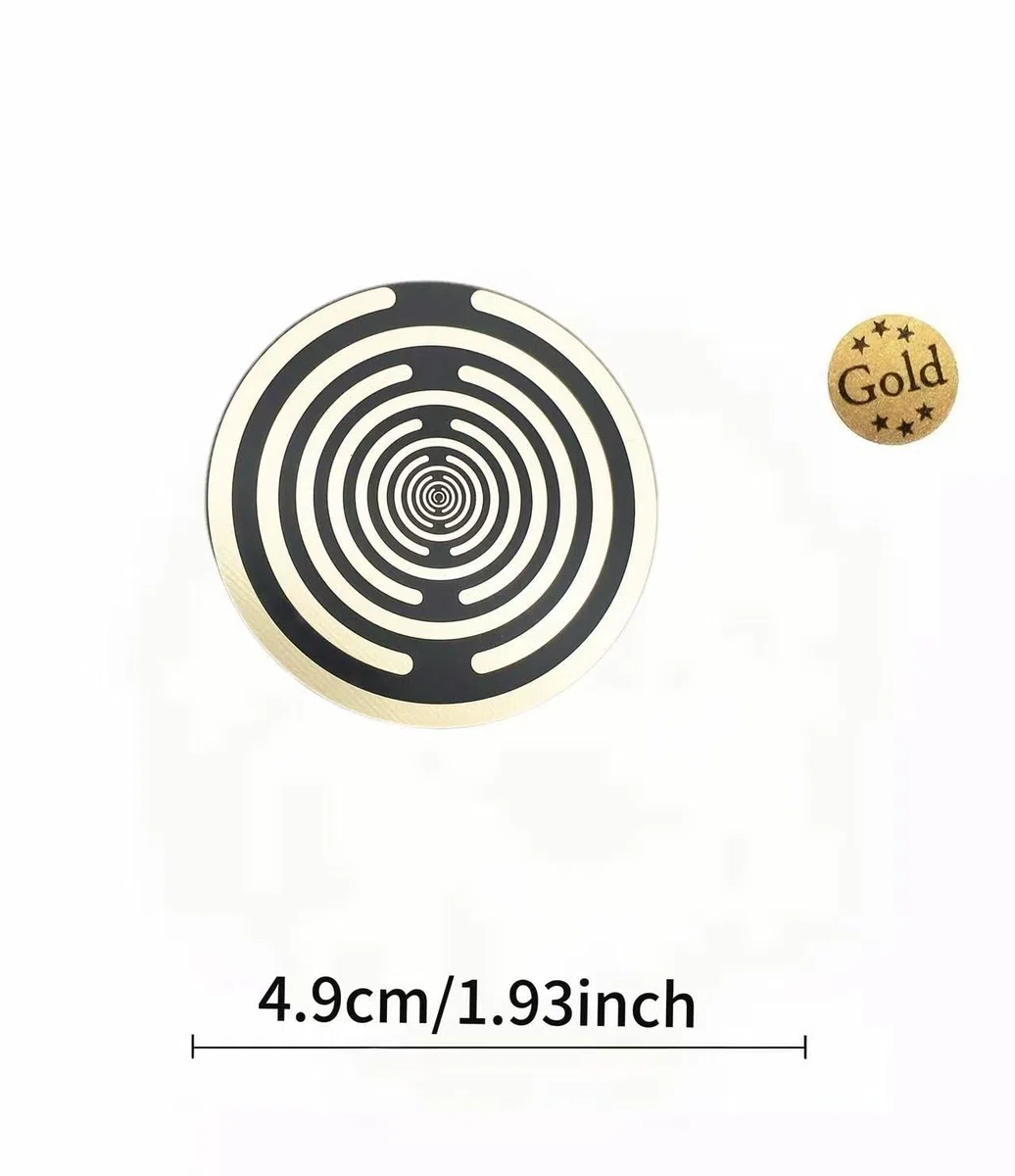 Lakhovsky MWO Disk EMFS Tesla Disk Polarizador 4.9 cm/1.9 pulgadas Oscilador multionda Tesla Coil Energización de agua y equilibrio armónico, inspirado en Georges Lakhovsky, Mediano, Cobre, No es una
