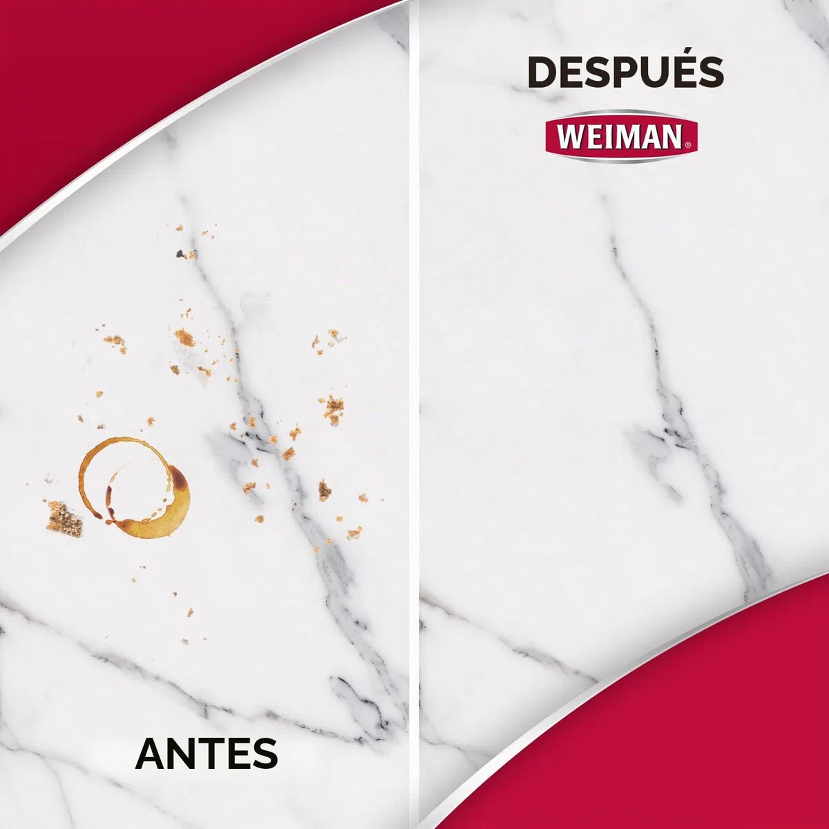Weiman Quartz Clean & Shine – 16 onzas – Limpiador y abrillantador de cuarzo