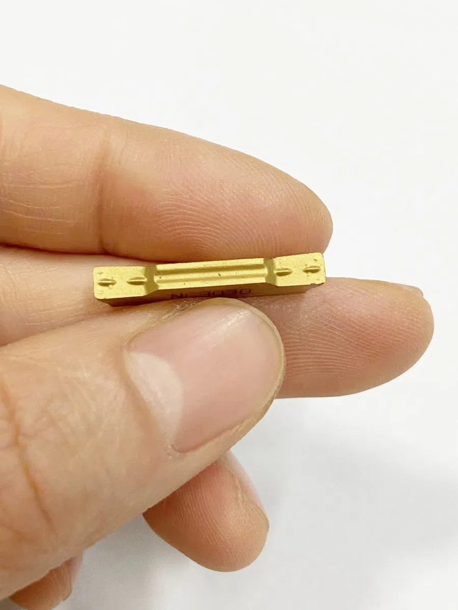 10 piezas de herramientas industriales MGMN300-G (3MM) insertos de carburo recubierto de estaño, para MGEHR MGIVR Torno ranurado herramienta de corte