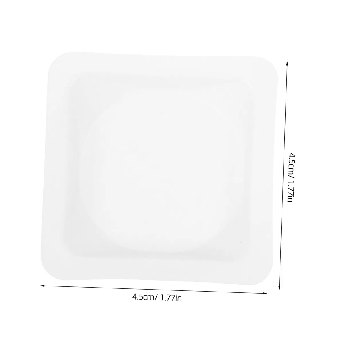 NOLITOY de Pesaje de Plástico para Laboratorio con Bordes Biselados 100 Prácticos y Portátiles para Uso en Laboratorio