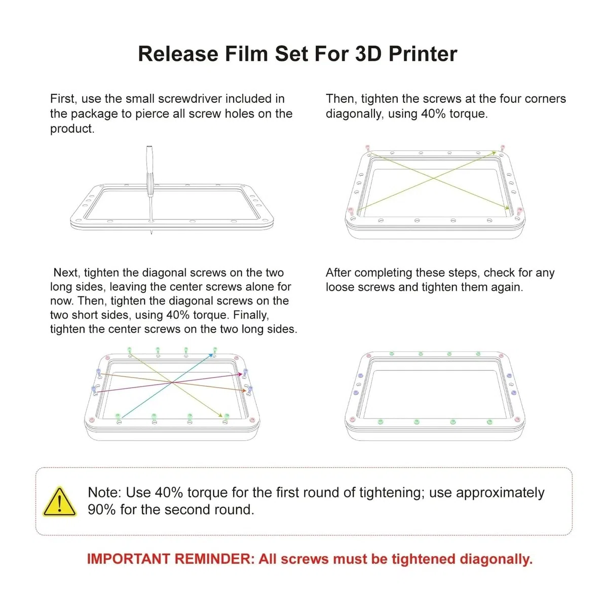 Compatible con Anycubic, Mono 2 FEP Film 2 piezas | Photon Mono 2 4 Película FEP de reemplazo ultrarrápido, paquete de 2, accesorio for impresora 3D(8pcs)