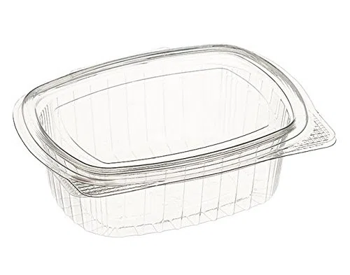 Chiner Envases de plástico para alimentos rectangular OPS (250 cc (100 unds.))